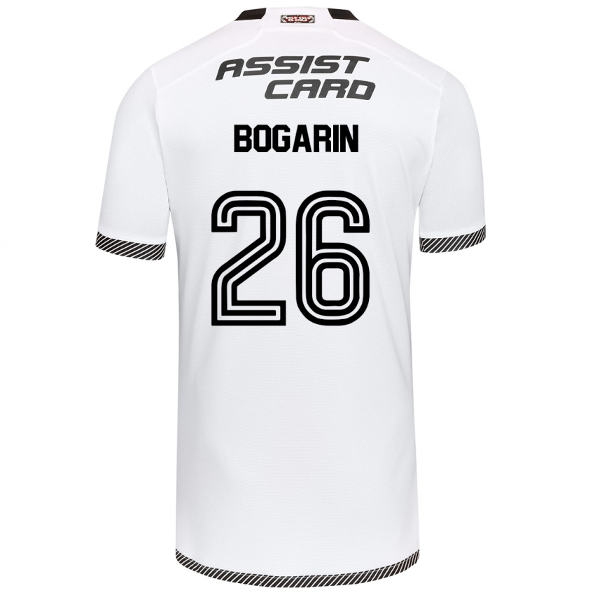 Kinderen Dahiana Bogarín #26 Wit Zwart Thuisshirt Thuistenue 2024/25 T-Shirt