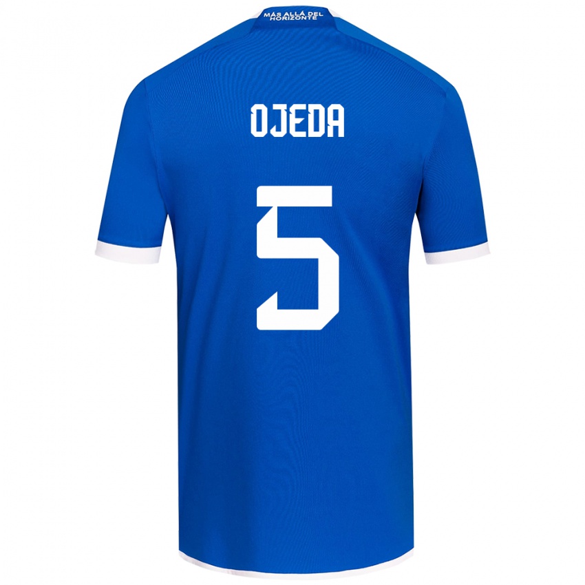 Kinderen Emmanuel Ojeda #5 Blauw Wit Thuisshirt Thuistenue 2024/25 T-Shirt