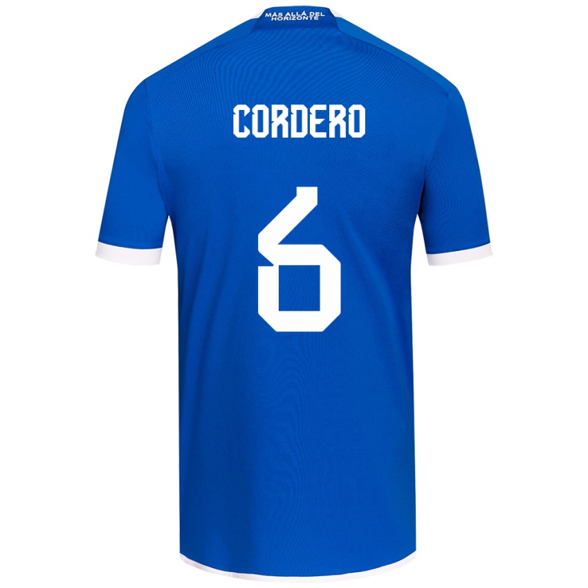 Kinderen Renato Cordero #6 Blauw Wit Thuisshirt Thuistenue 2024/25 T-Shirt