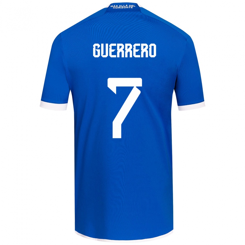 Kinderen Maximiliano Guerrero #7 Blauw Wit Thuisshirt Thuistenue 2024/25 T-Shirt