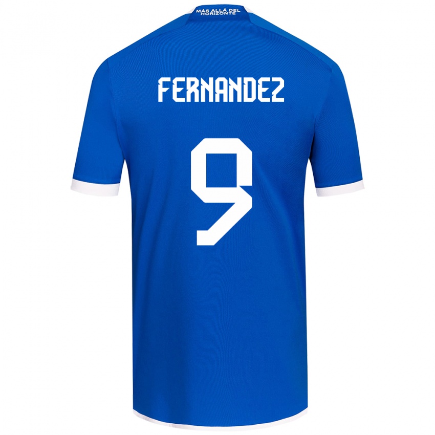 Kinderen Leandro Fernández #9 Blauw Wit Thuisshirt Thuistenue 2024/25 T-Shirt