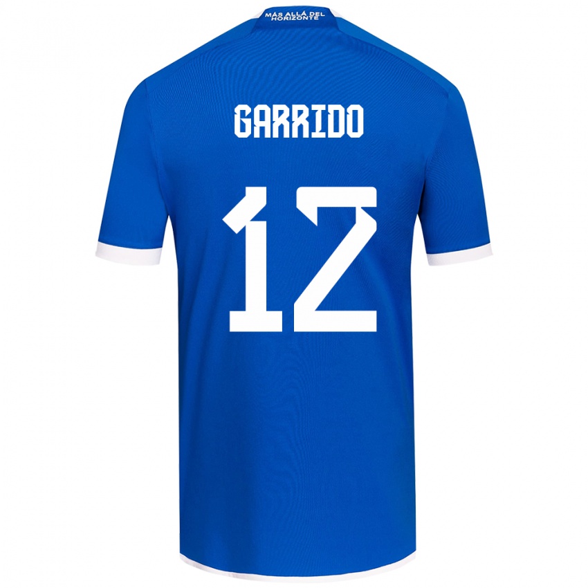 Kinderen Pedro Garrido #12 Blauw Wit Thuisshirt Thuistenue 2024/25 T-Shirt