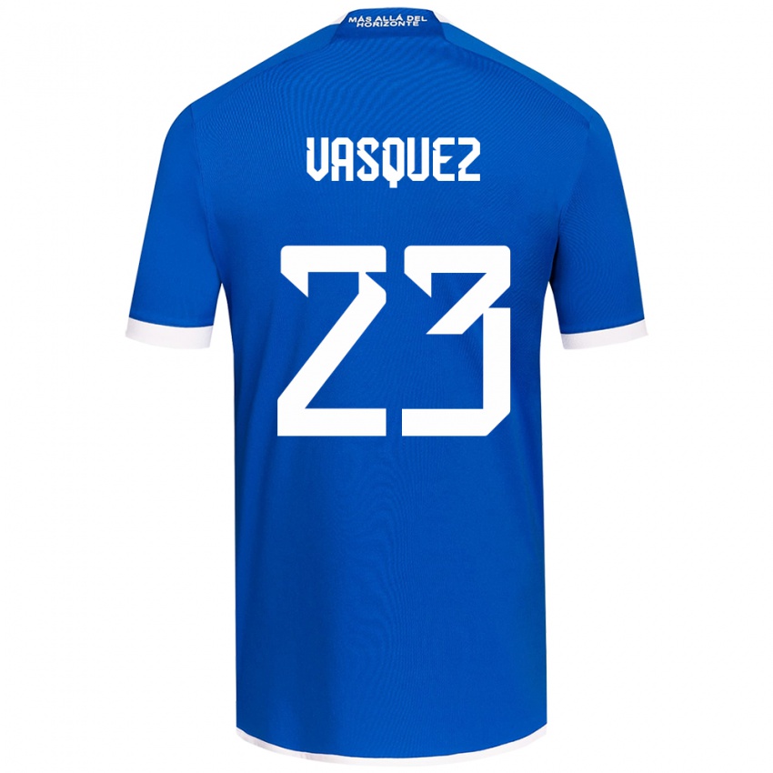 Kinderen Ignacio Vásquez #23 Blauw Wit Thuisshirt Thuistenue 2024/25 T-Shirt