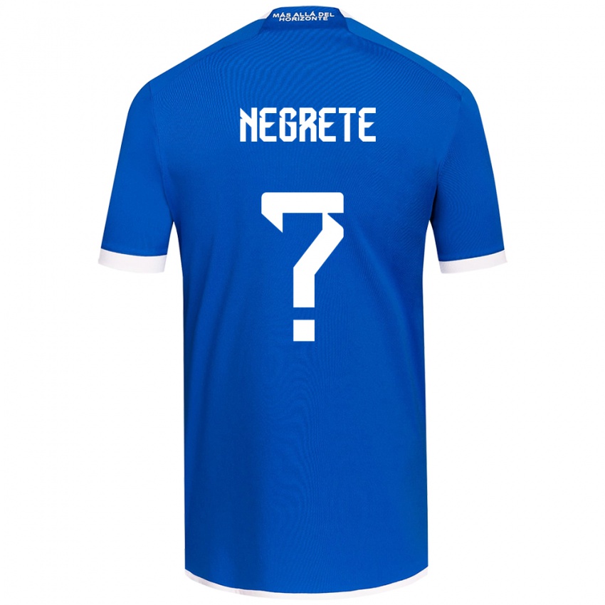 Kinderen Salvador Negrete #0 Blauw Wit Thuisshirt Thuistenue 2024/25 T-Shirt