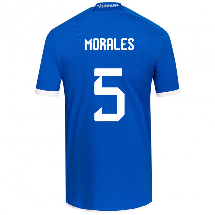 Kinderen Mariana Morales #5 Blauw Wit Thuisshirt Thuistenue 2024/25 T-Shirt