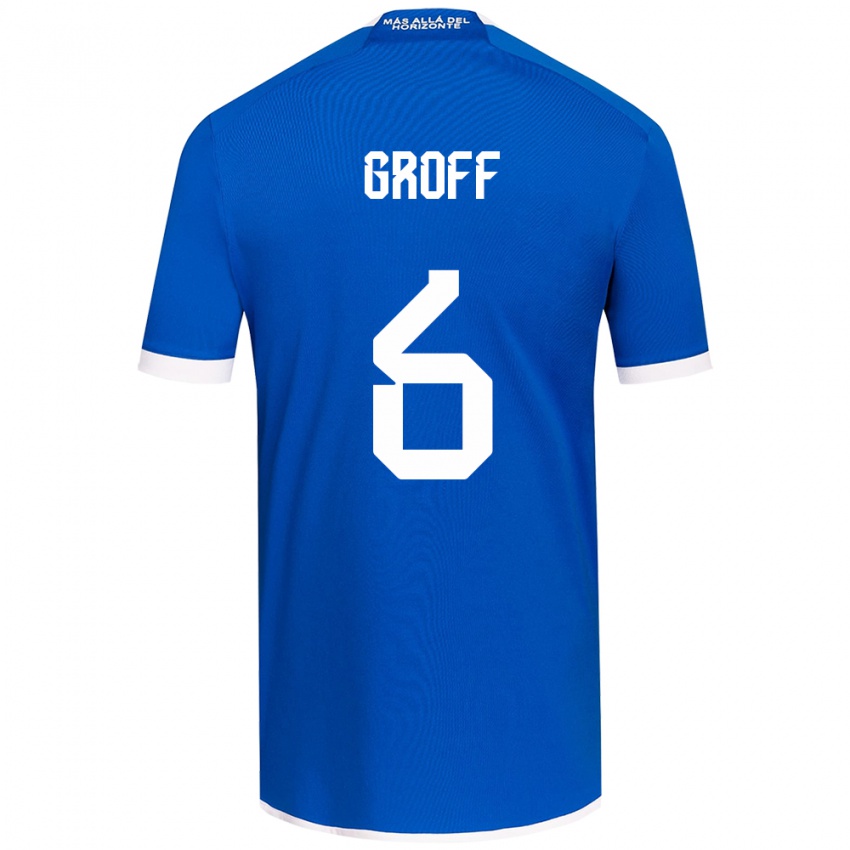 Kinderen Llanka Groff #6 Blauw Wit Thuisshirt Thuistenue 2024/25 T-Shirt