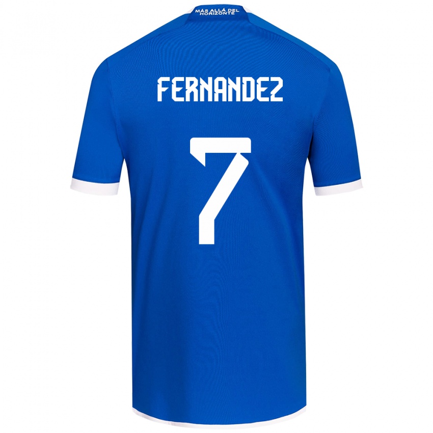 Kinderen Rebeca Fernández #7 Blauw Wit Thuisshirt Thuistenue 2024/25 T-Shirt