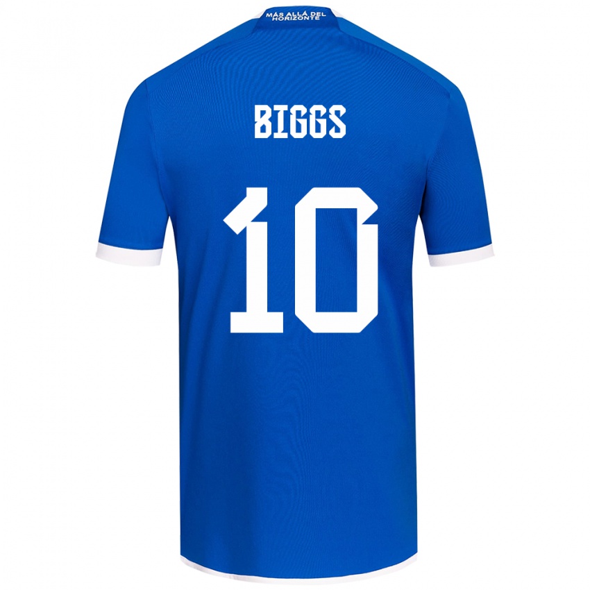 Kinderen Nicole Denise Fajre Biggs #10 Blauw Wit Thuisshirt Thuistenue 2024/25 T-Shirt