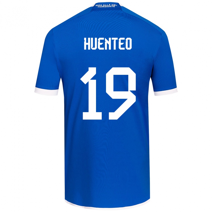 Kinderen Yessenia Huenteo #19 Blauw Wit Thuisshirt Thuistenue 2024/25 T-Shirt