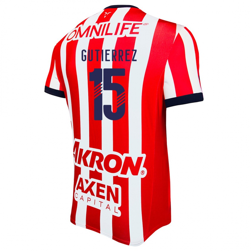 Kinderen Erick Gutierrez #15 Rood Wit Blauw Thuisshirt Thuistenue 2024/25 T-Shirt