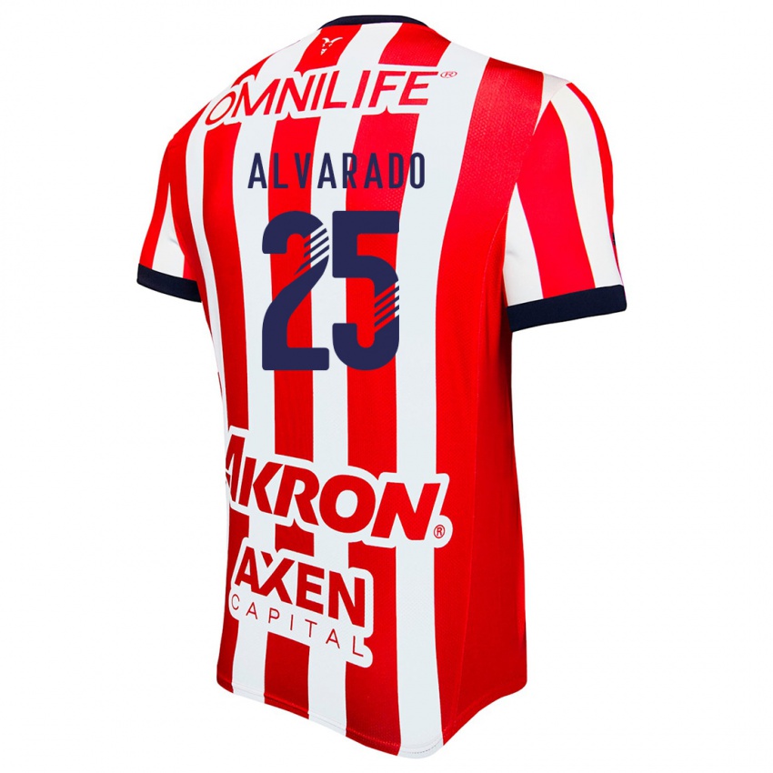 Kinderen Roberto Alvarado #25 Rood Wit Blauw Thuisshirt Thuistenue 2024/25 T-Shirt