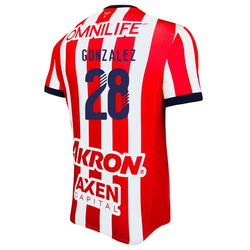 Kinderen Fernando González #28 Rood Wit Blauw Thuisshirt Thuistenue 2024/25 T-Shirt