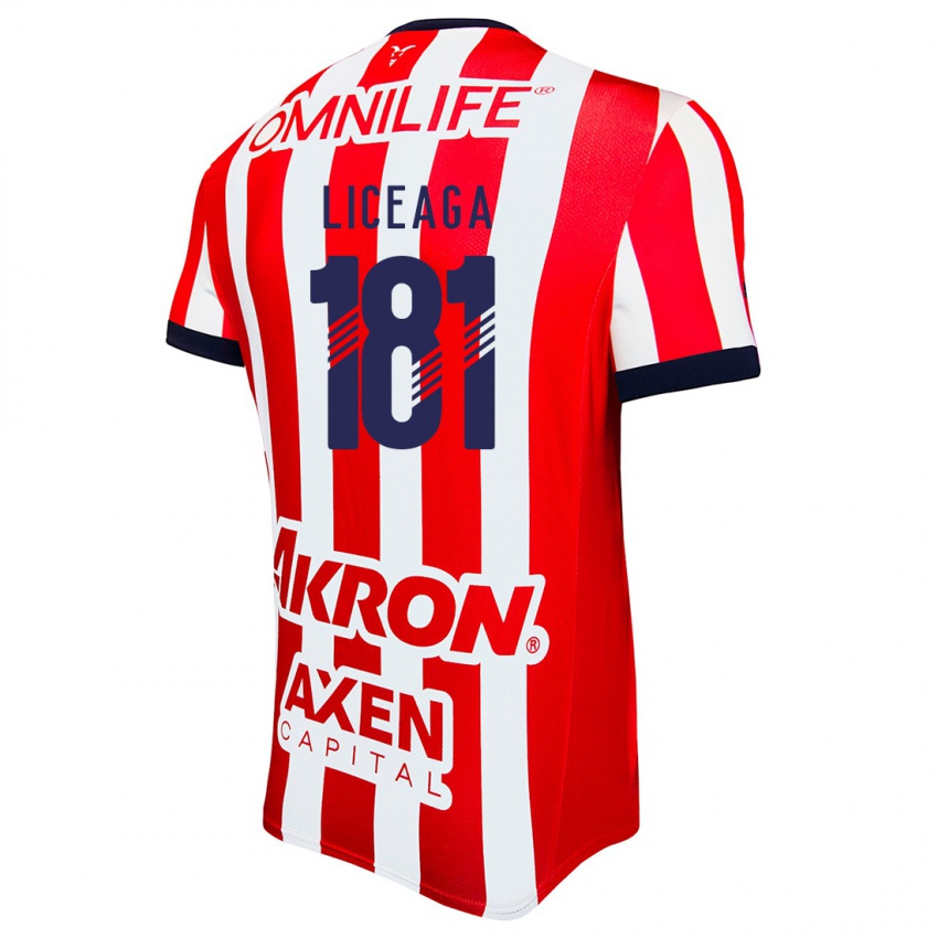 Kinderen Juan Liceaga #181 Rood Wit Blauw Thuisshirt Thuistenue 2024/25 T-Shirt