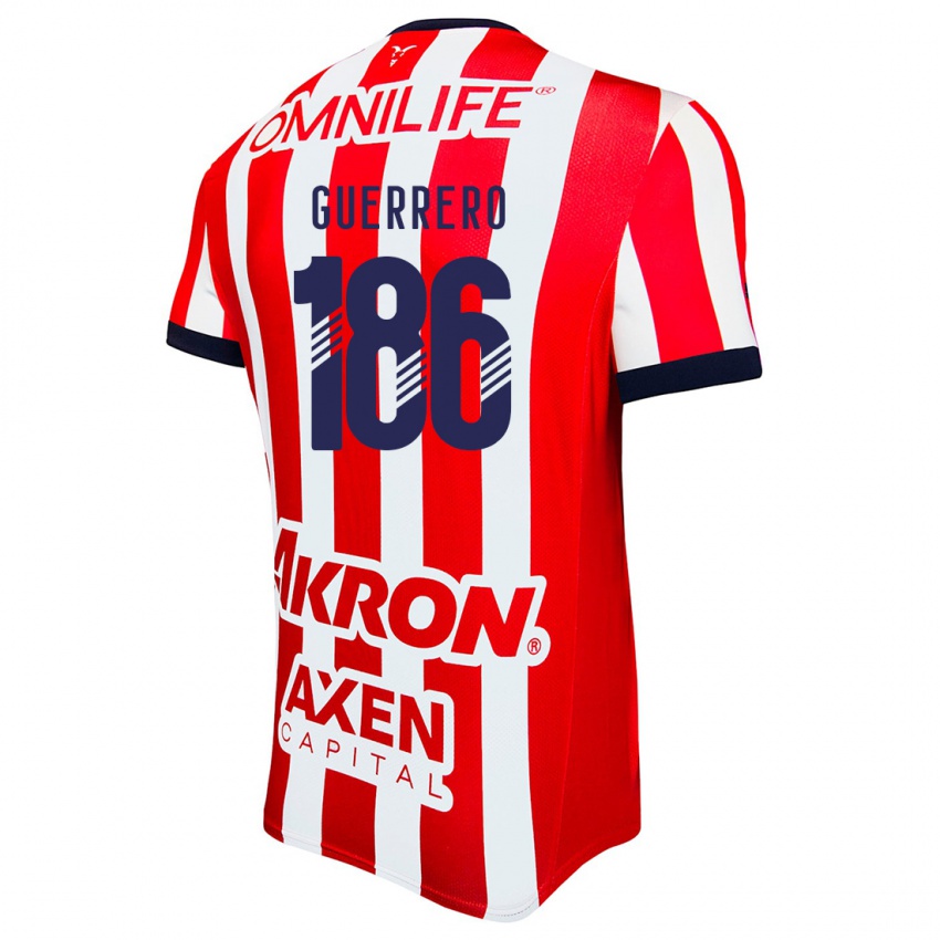 Kinderen Javier Guerrero #186 Rood Wit Blauw Thuisshirt Thuistenue 2024/25 T-Shirt