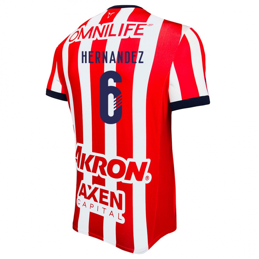 Kinderen Ana Camila Hernández #6 Rood Wit Blauw Thuisshirt Thuistenue 2024/25 T-Shirt