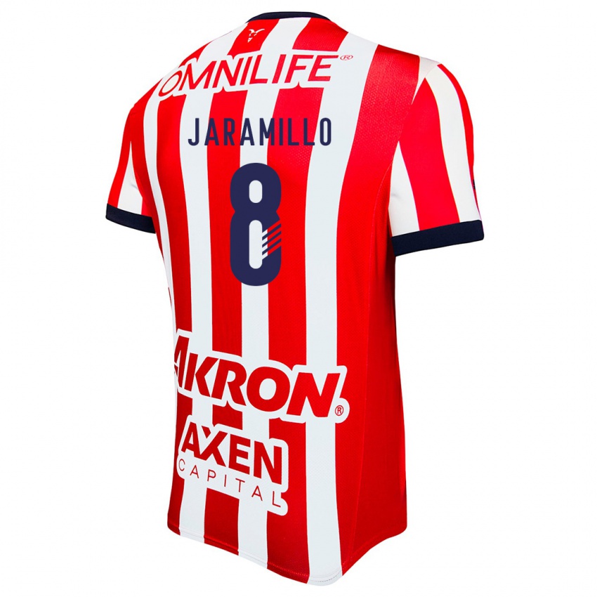 Kinderen Carolina Jaramillo #8 Rood Wit Blauw Thuisshirt Thuistenue 2024/25 T-Shirt