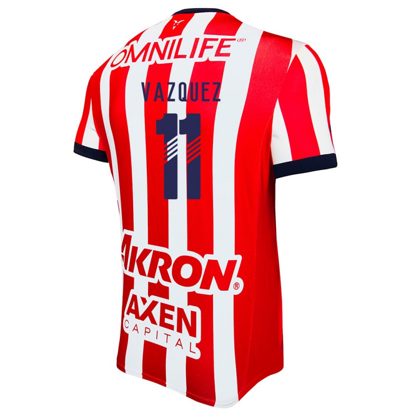 Kinderen Anette Vázquez #11 Rood Wit Blauw Thuisshirt Thuistenue 2024/25 T-Shirt