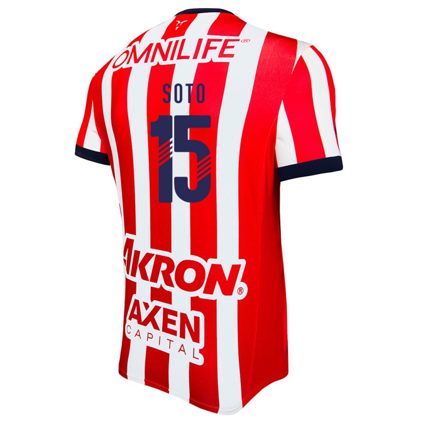 Kinderen Rubí Soto #15 Rood Wit Blauw Thuisshirt Thuistenue 2024/25 T-Shirt