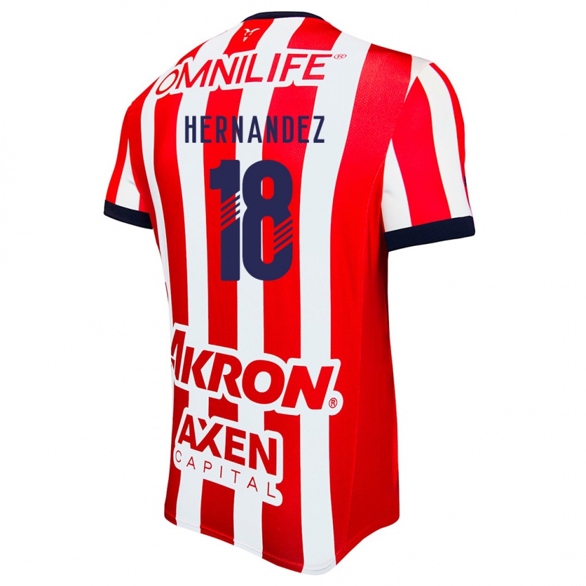 Kinderen Montserrat Hernandez #18 Rood Wit Blauw Thuisshirt Thuistenue 2024/25 T-Shirt