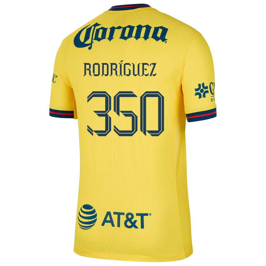 Kinderen Ángel Rodríguez #350 Geel Blauw Thuisshirt Thuistenue 2024/25 T-Shirt