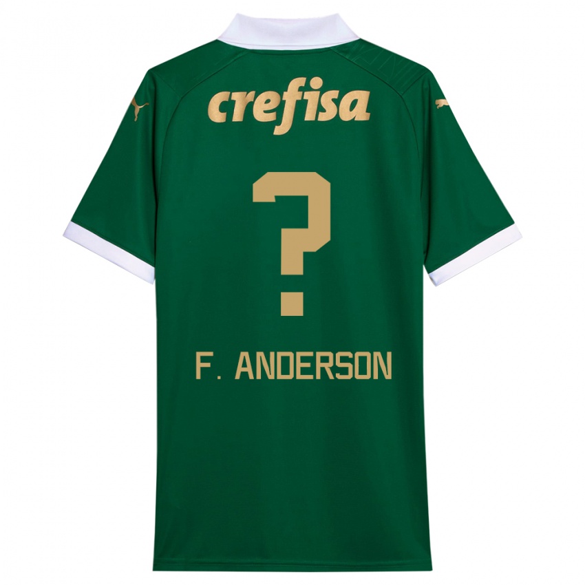 Kinderen Felipe Anderson #0 Groen Wit Thuisshirt Thuistenue 2024/25 T-Shirt