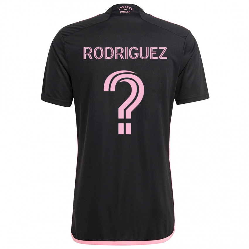 Kinderen Emerson Rodríguez #0 Zwart Uitshirt Uittenue 2024/25 T-Shirt