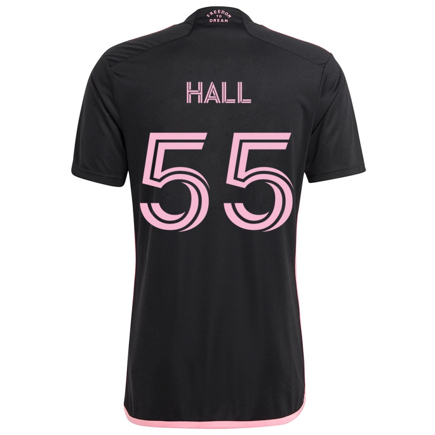 Kinderen Tyler Hall #55 Zwart Uitshirt Uittenue 2024/25 T-Shirt