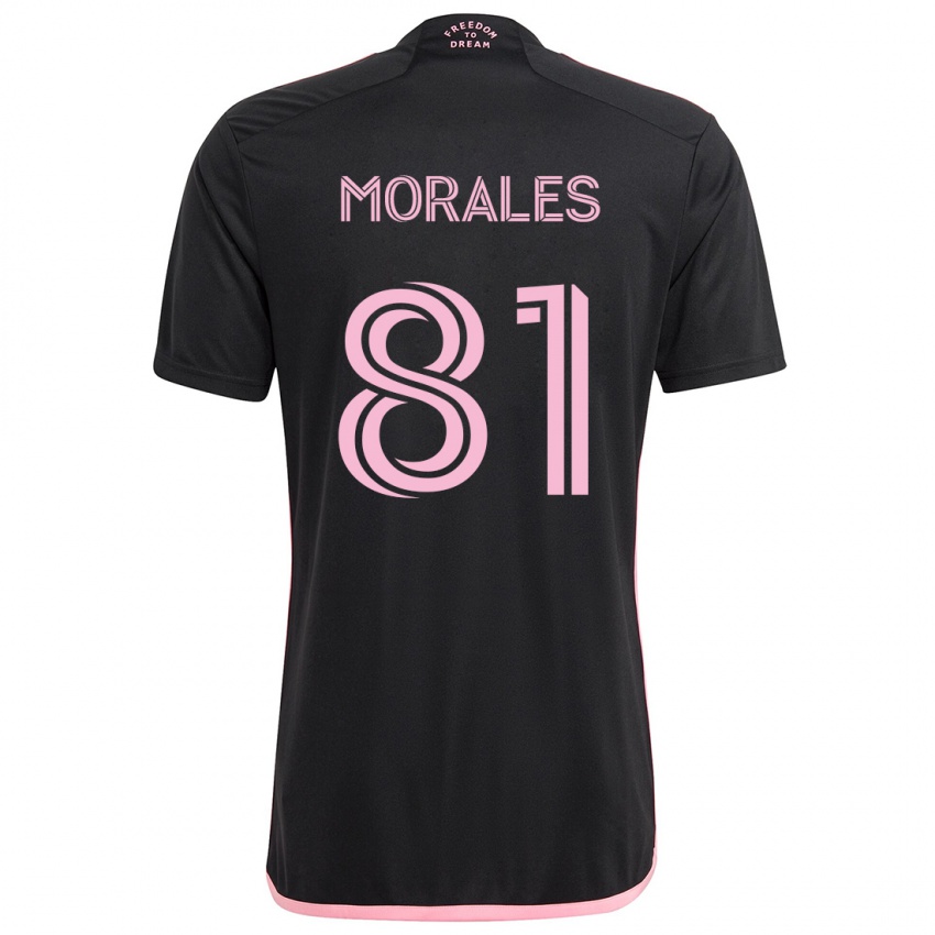 Kinderen Santiago Morales #81 Zwart Uitshirt Uittenue 2024/25 T-Shirt