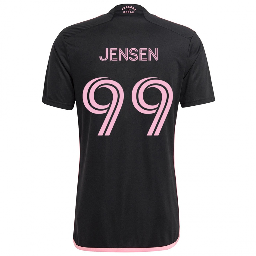 Kinderen Cole Jensen #99 Zwart Uitshirt Uittenue 2024/25 T-Shirt