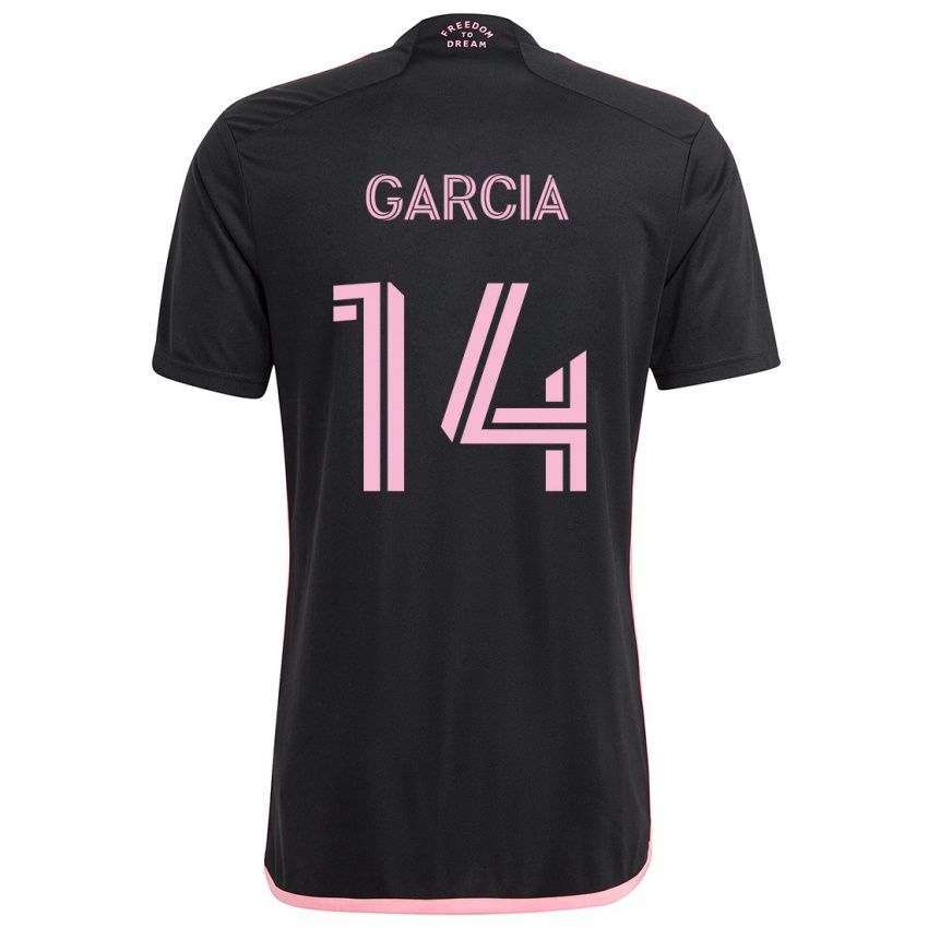 Kinderen Santiago Garcia #14 Zwart Uitshirt Uittenue 2024/25 T-Shirt