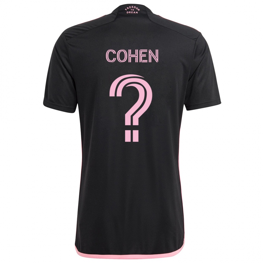 Kinderen Yuval Cohen #0 Zwart Uitshirt Uittenue 2024/25 T-Shirt