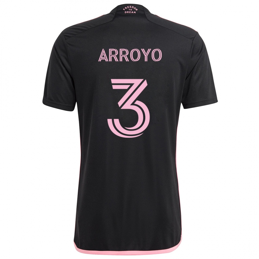 Kinderen Dixon Arroyo #3 Zwart Uitshirt Uittenue 2024/25 T-Shirt