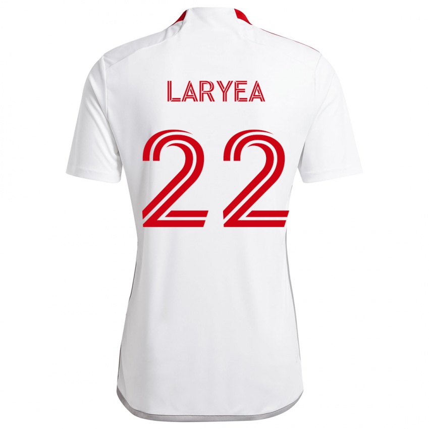 Kinderen Richie Laryea #22 Wit Rood Uitshirt Uittenue 2024/25 T-Shirt