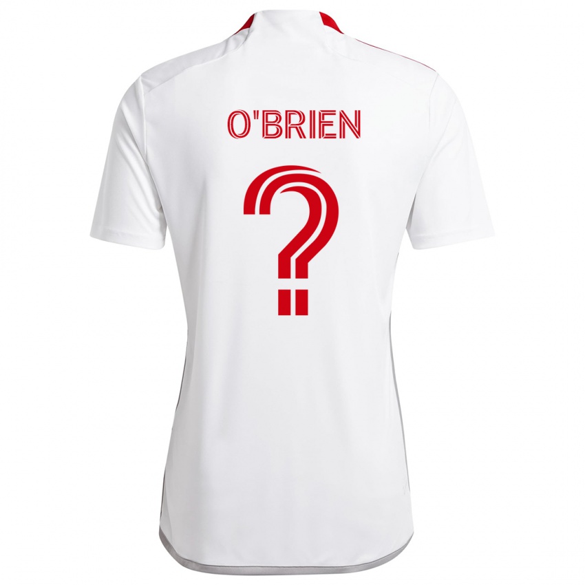 Kinderen Alexander O'brien #0 Wit Rood Uitshirt Uittenue 2024/25 T-Shirt