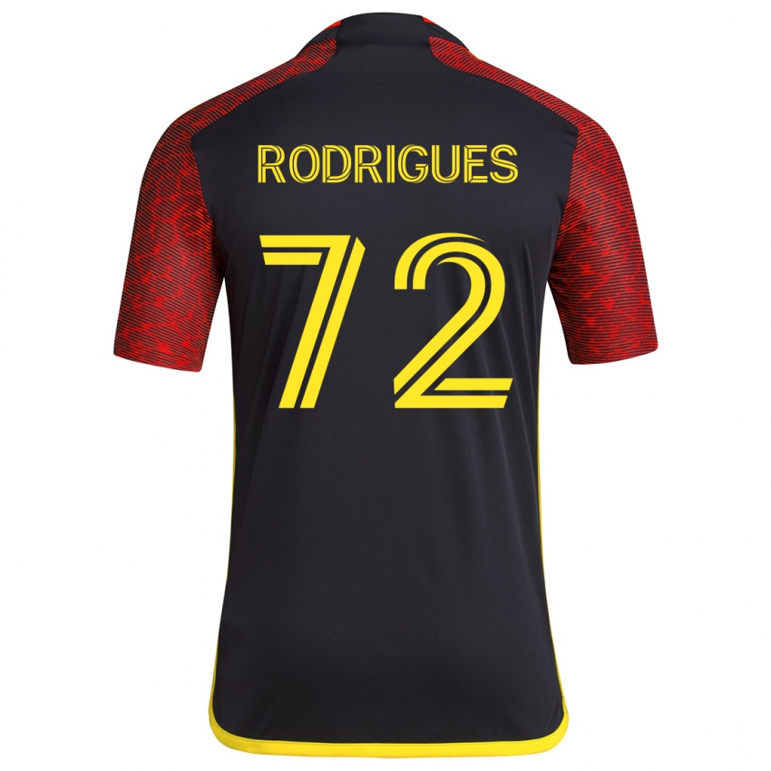 Kinderen Braudílio Rodrigues #72 Rood Zwart Uitshirt Uittenue 2024/25 T-Shirt