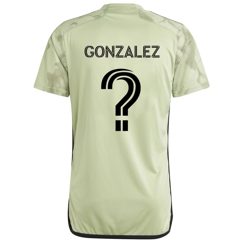 Kinderen Mario González #0 Licht Groen Uitshirt Uittenue 2024/25 T-Shirt