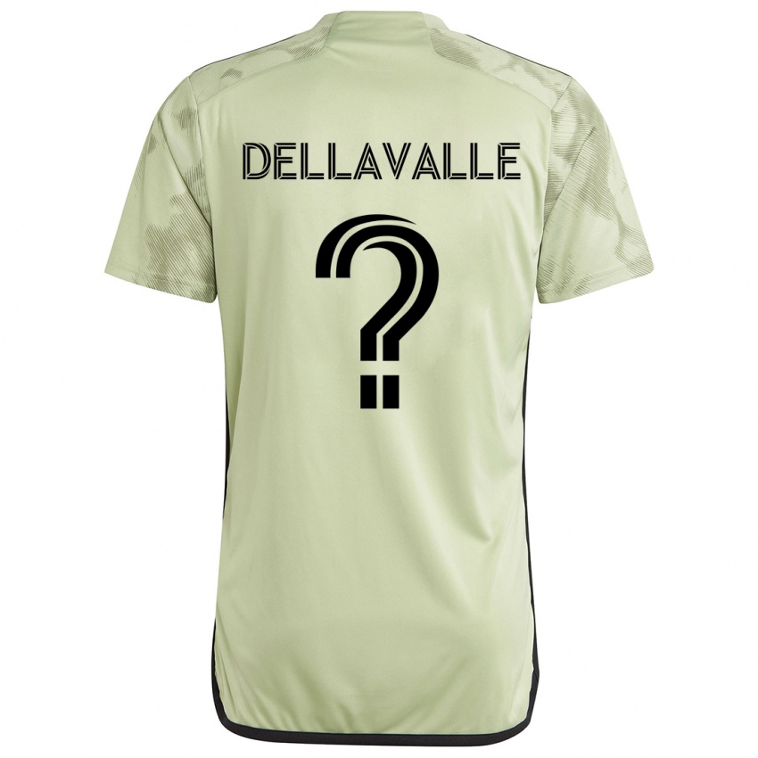 Kinderen Lorenzo Dellavalle #0 Licht Groen Uitshirt Uittenue 2024/25 T-Shirt