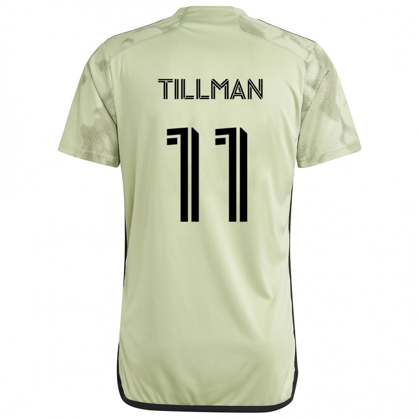 Kinderen Timothy Tillman #11 Licht Groen Uitshirt Uittenue 2024/25 T-Shirt