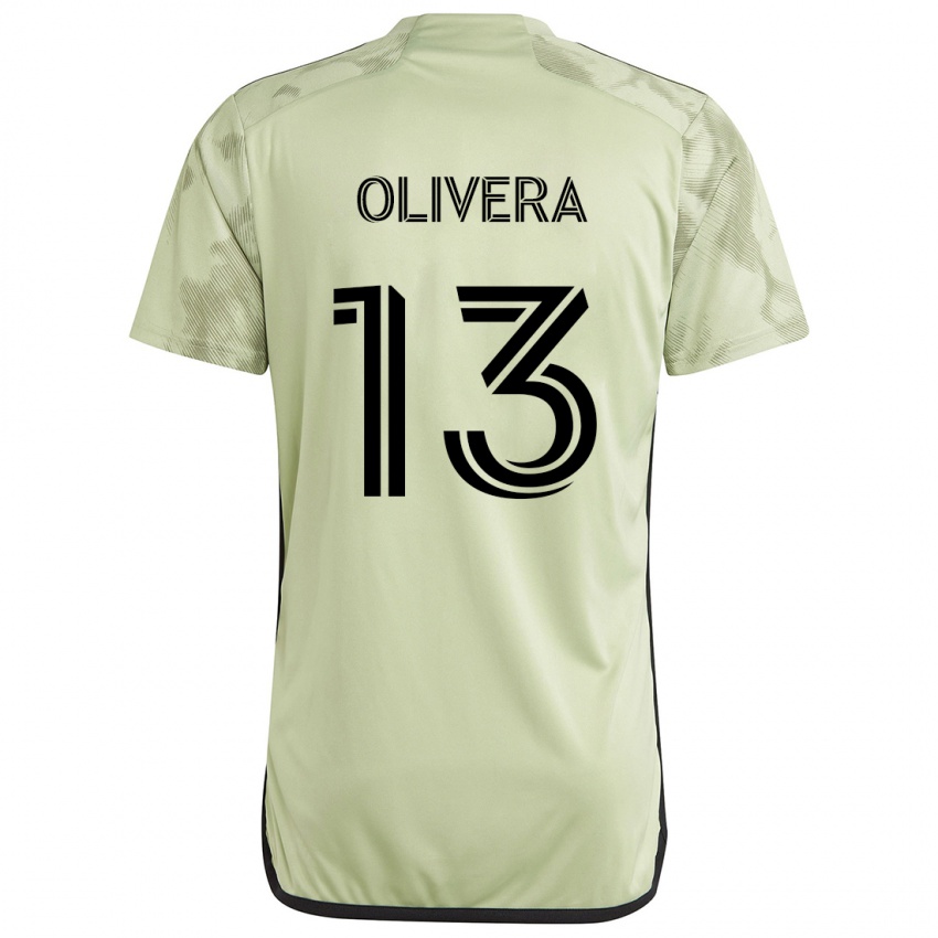 Kinderen Cristian Olivera #13 Licht Groen Uitshirt Uittenue 2024/25 T-Shirt