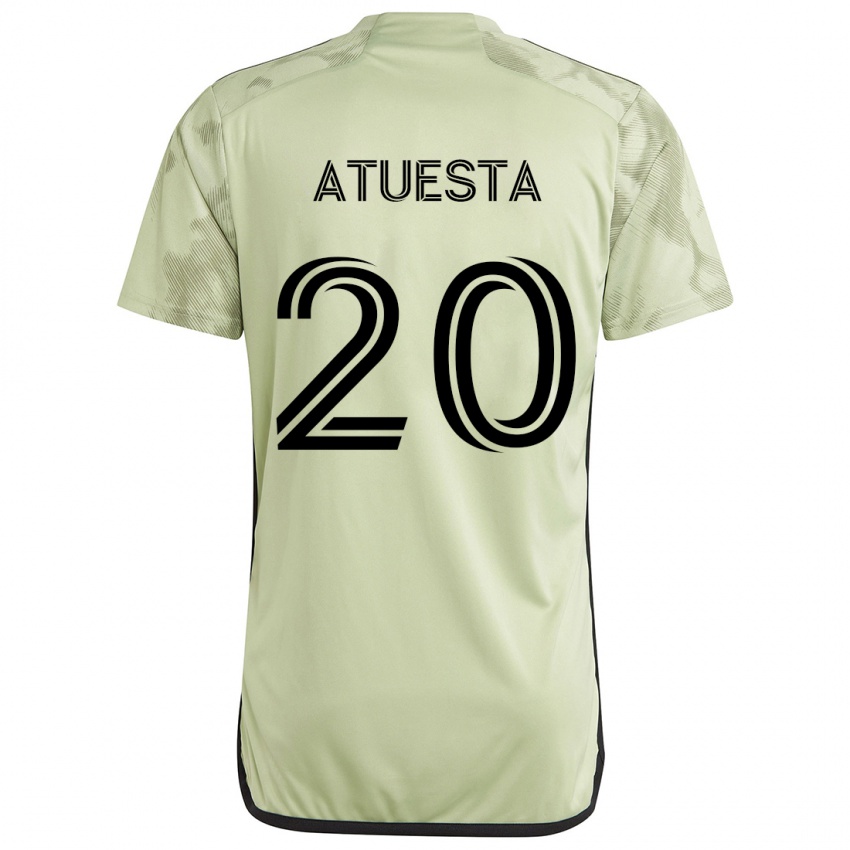 Kinderen Eduard Atuesta #20 Licht Groen Uitshirt Uittenue 2024/25 T-Shirt