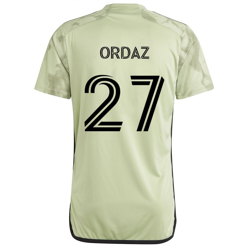 Kinderen Nathan Ordaz #27 Licht Groen Uitshirt Uittenue 2024/25 T-Shirt