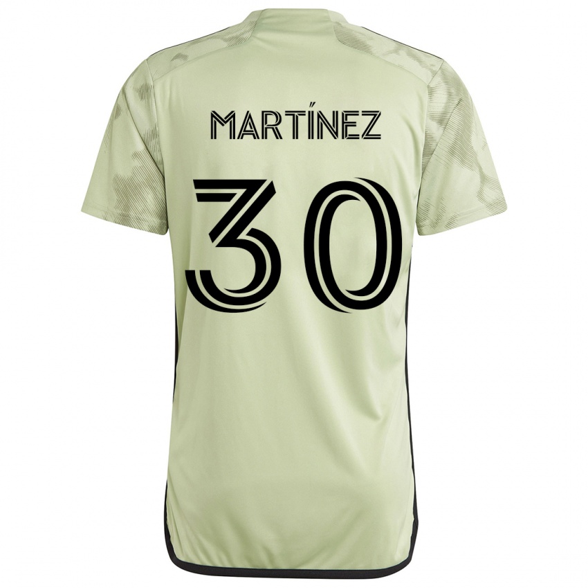 Kinderen David Martínez #30 Licht Groen Uitshirt Uittenue 2024/25 T-Shirt