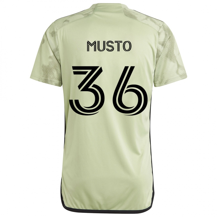 Kinderen Tommy Musto #36 Licht Groen Uitshirt Uittenue 2024/25 T-Shirt