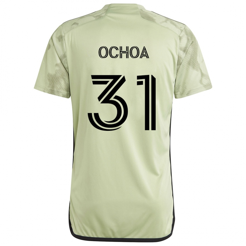 Kinderen David Ochoa #31 Licht Groen Uitshirt Uittenue 2024/25 T-Shirt