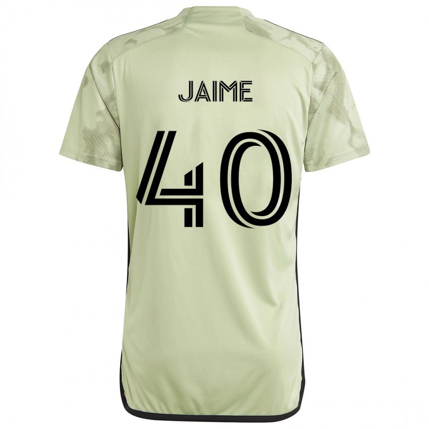 Kinderen Christopher Jaime #40 Licht Groen Uitshirt Uittenue 2024/25 T-Shirt