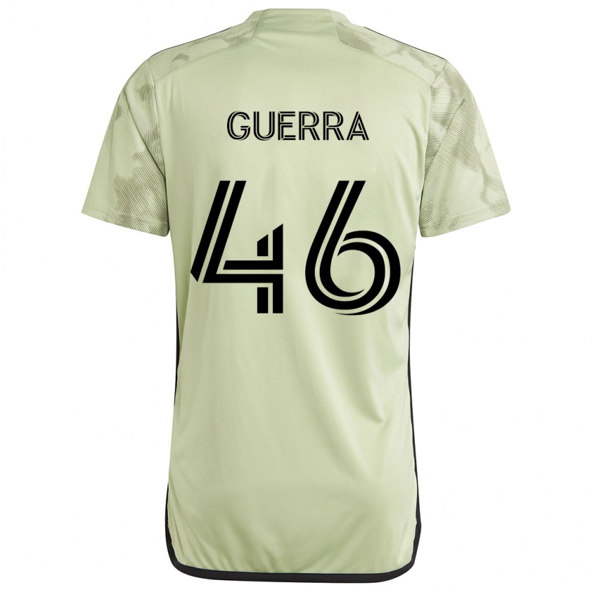 Kinderen Decarlo Guerra #46 Licht Groen Uitshirt Uittenue 2024/25 T-Shirt