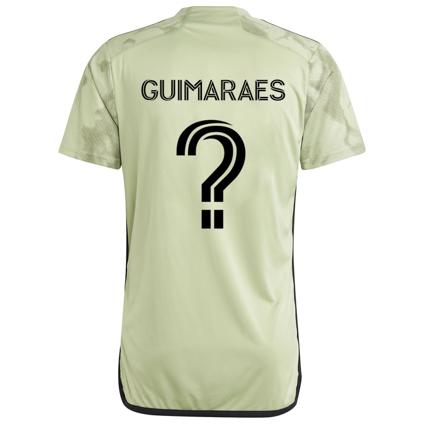 Kinderen Pedro Guimaraes #0 Licht Groen Uitshirt Uittenue 2024/25 T-Shirt