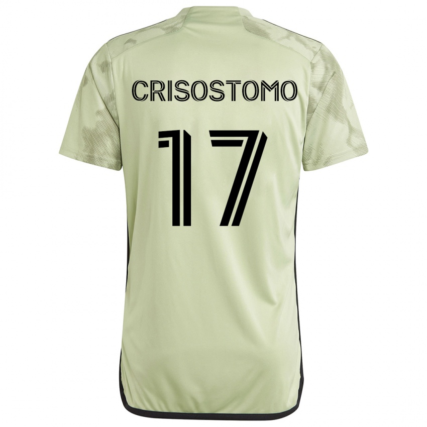 Kinderen Danny Crisostomo #17 Licht Groen Uitshirt Uittenue 2024/25 T-Shirt