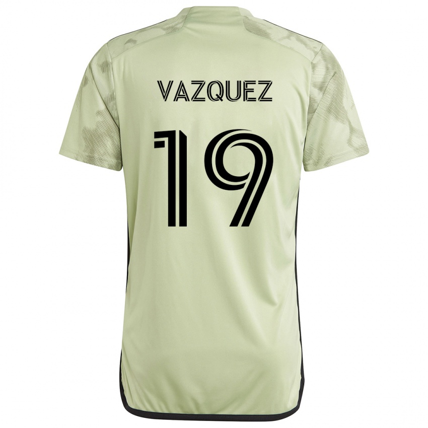 Kinderen Favian Vazquez #19 Licht Groen Uitshirt Uittenue 2024/25 T-Shirt