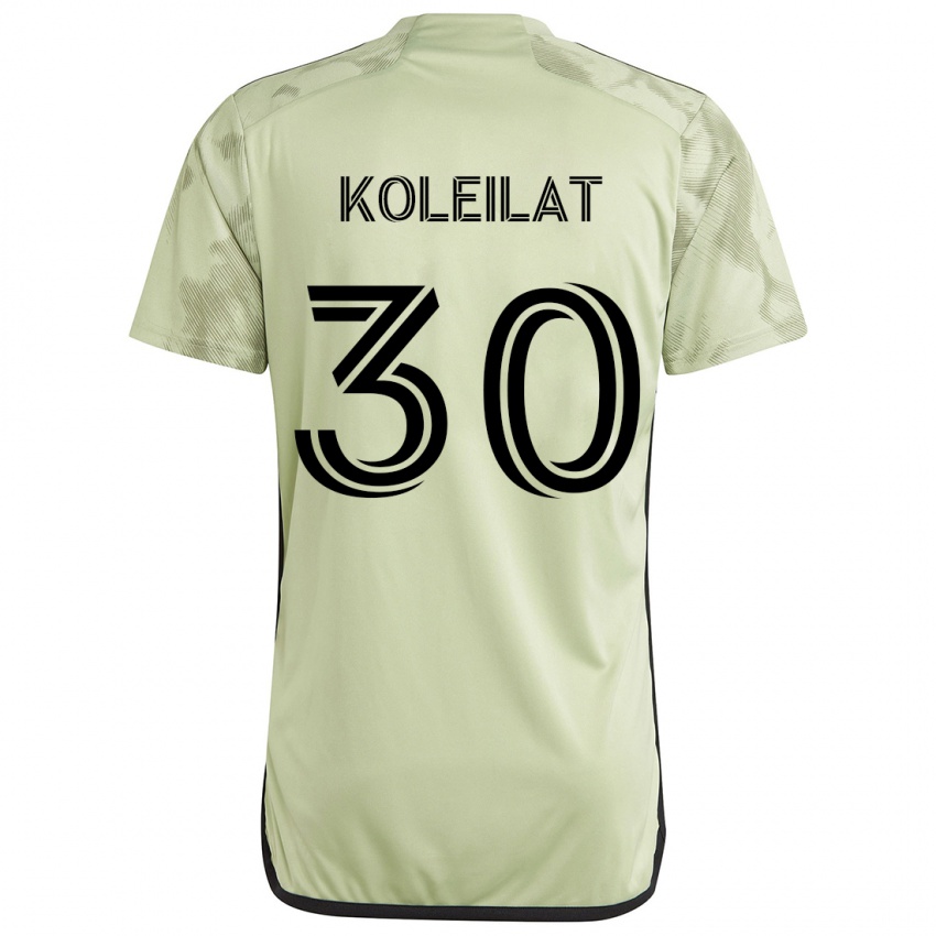 Kinderen Jassem Koleilat #30 Licht Groen Uitshirt Uittenue 2024/25 T-Shirt